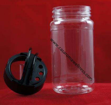 8 Ounce Clear Plastic Spice Jar